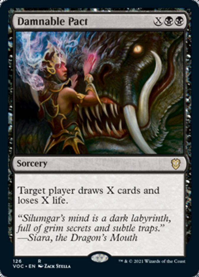 Damnable Pact [Innistrad: Crimson Vow Commander] - Destination Retro