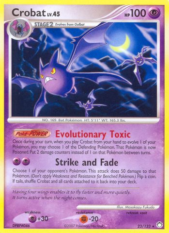 Crobat (23/123) [Diamond & Pearl: Mysterious Treasures] - Destination Retro
