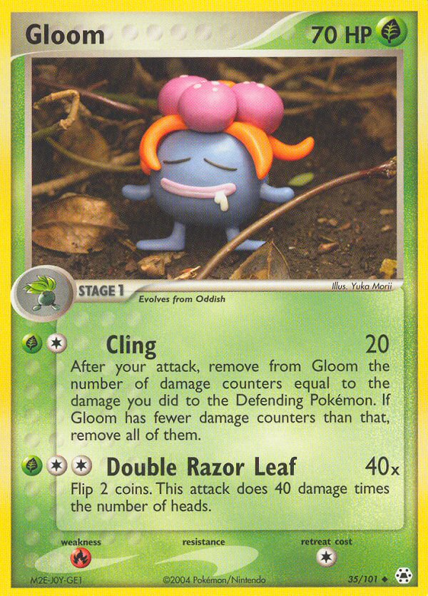 Gloom (35/101) [EX: Hidden Legends] - Destination Retro