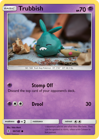 Trubbish (50/145) [Sun & Moon: Guardians Rising] - Destination Retro