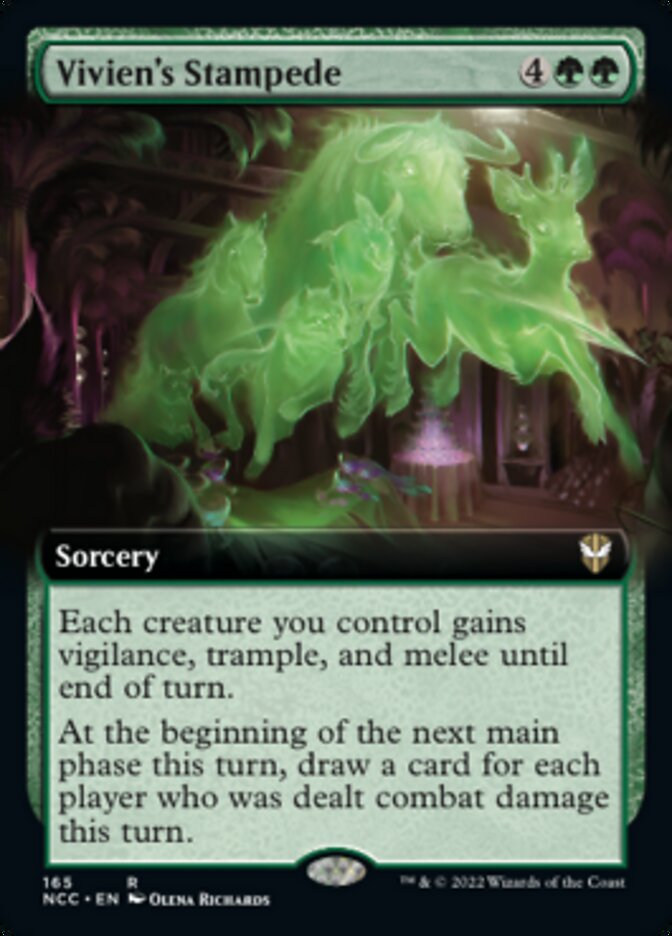 Vivien's Stampede (Extended Art) [Streets of New Capenna Commander] - Destination Retro