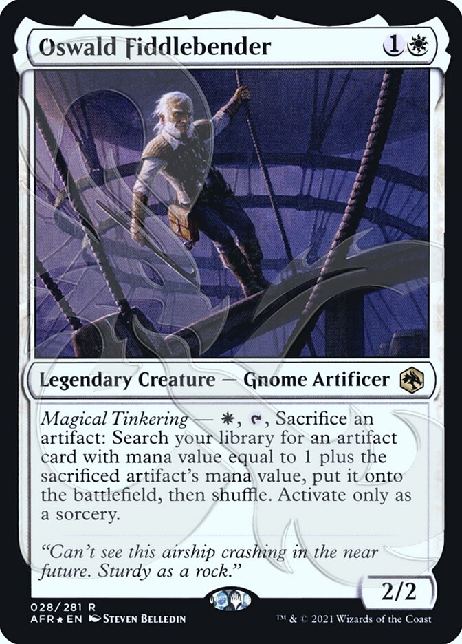 Oswald Fiddlebender (Ampersand Promo) [Dungeons & Dragons: Adventures in the Forgotten Realms Promos] - Destination Retro