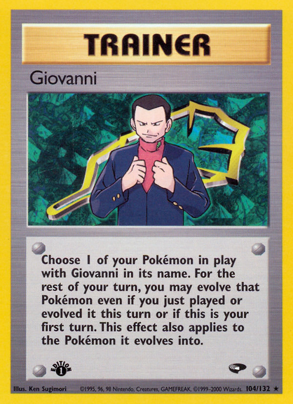 Giovanni (104/132) [Gym Challenge 1st Edition] - Destination Retro