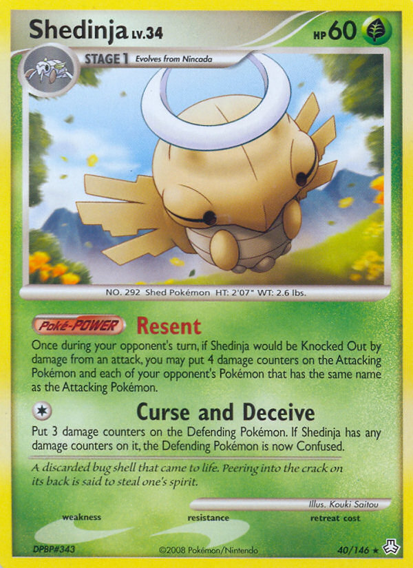 Shedinja (40/146) [Diamond & Pearl: Legends Awakened] - Destination Retro
