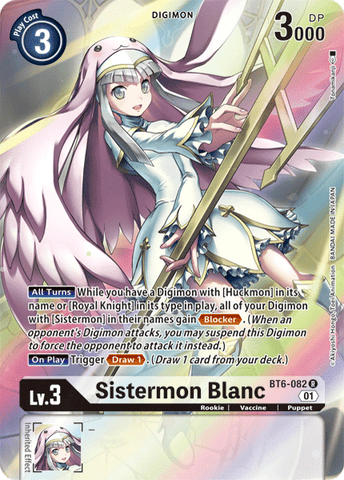 Sistermon Blanc [BT6-082] (Alternate Art) [Double Diamond] - Destination Retro