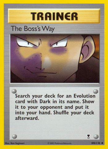 The Boss's Way (105/110) [Legendary Collection] - Destination Retro