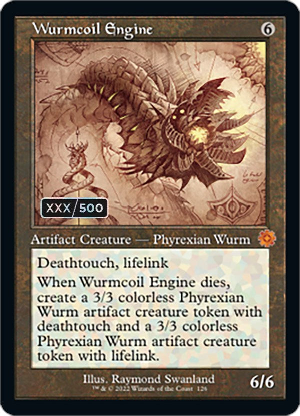 Wurmcoil Engine (Retro Schematic) (Serial Numbered) [The Brothers' War Retro Artifacts] - Destination Retro