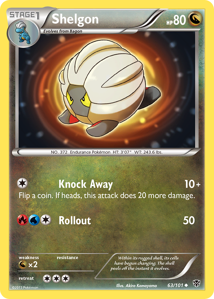 Shelgon (63/101) [Black & White: Plasma Blast] - Destination Retro