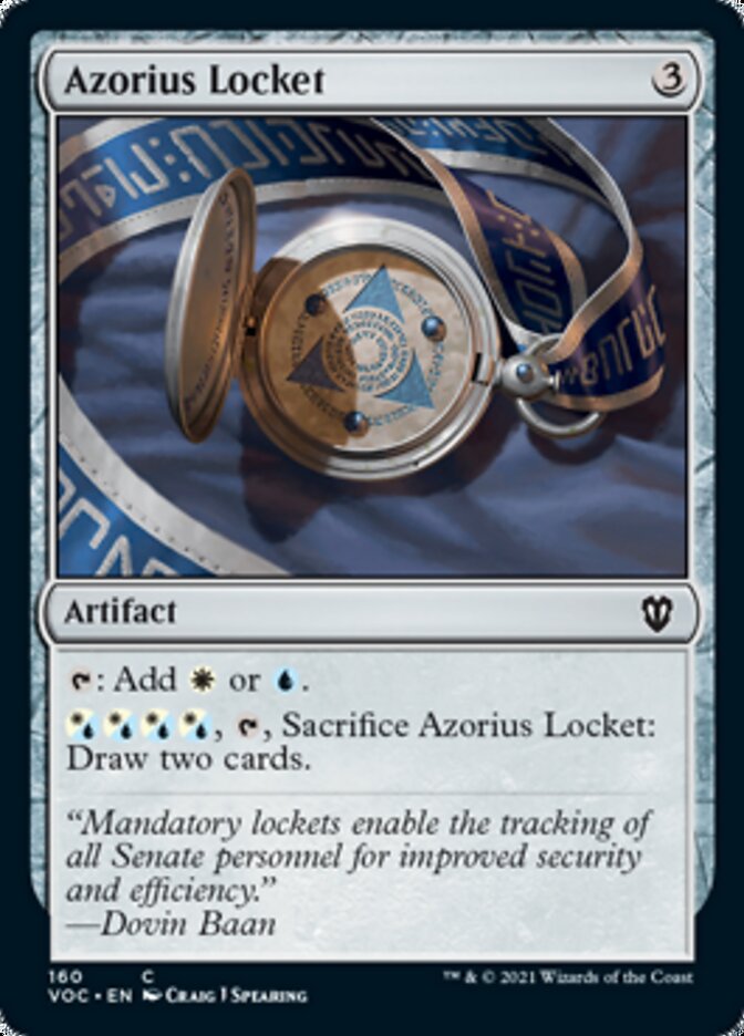 Azorius Locket [Innistrad: Crimson Vow Commander] - Destination Retro