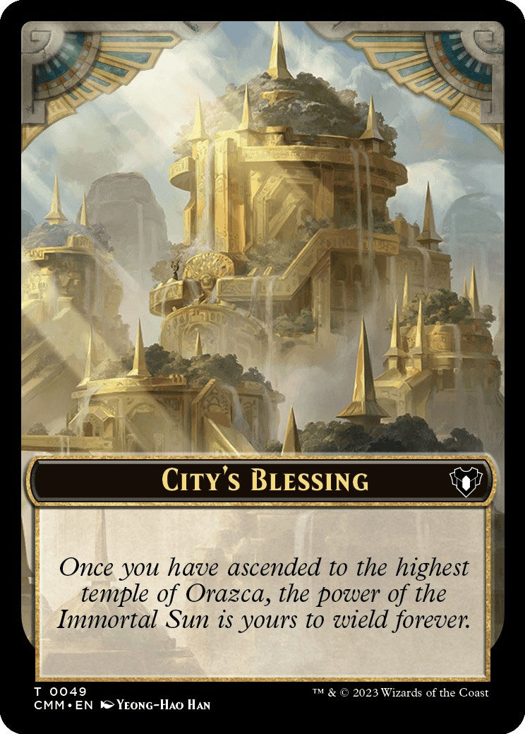 City's Blessing // Rat Double-Sided Token [Commander Masters Tokens] - Destination Retro