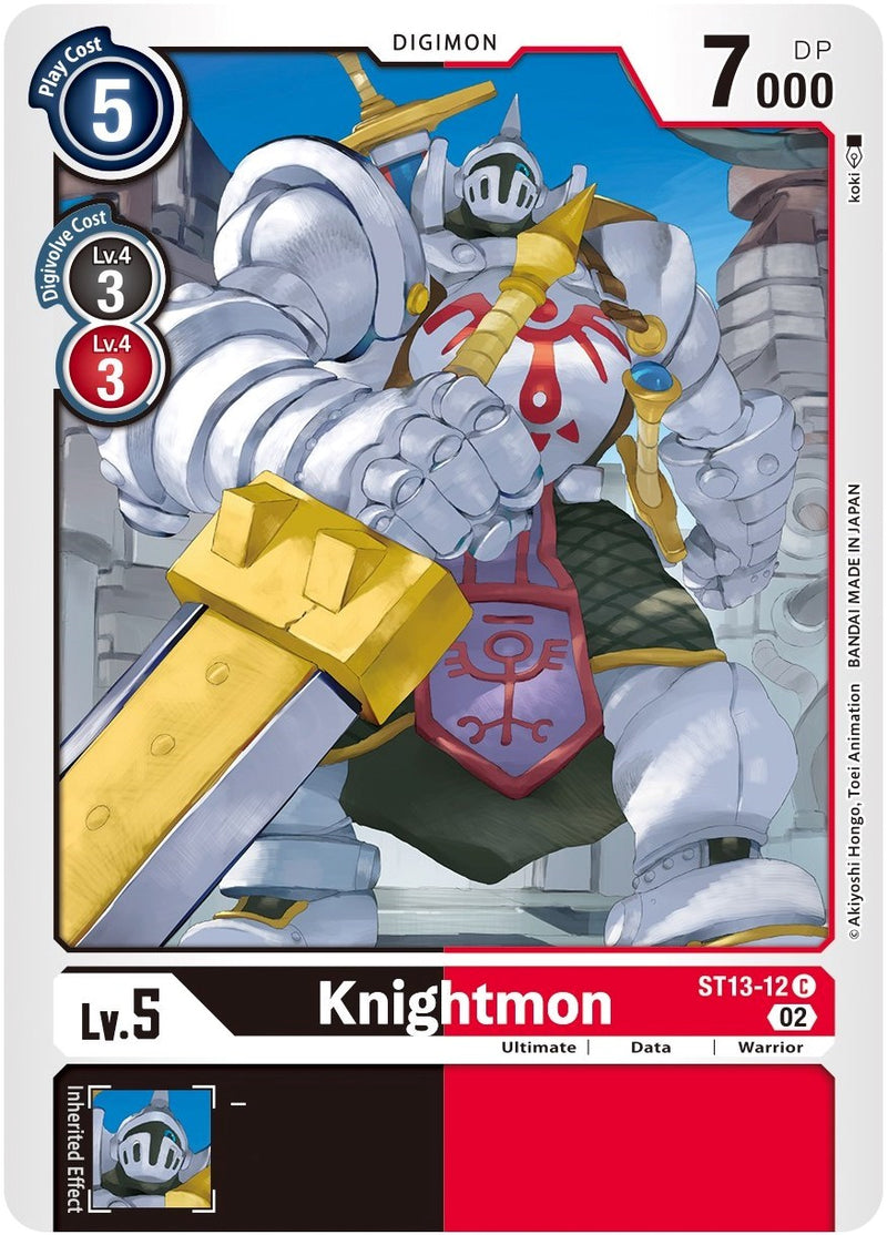 Knightmon [ST13-12] [Starter Deck: Ragnaloardmon] - Destination Retro