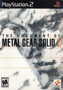 Document of Metal Gear Solid 2 - Playstation 2 - Destination Retro