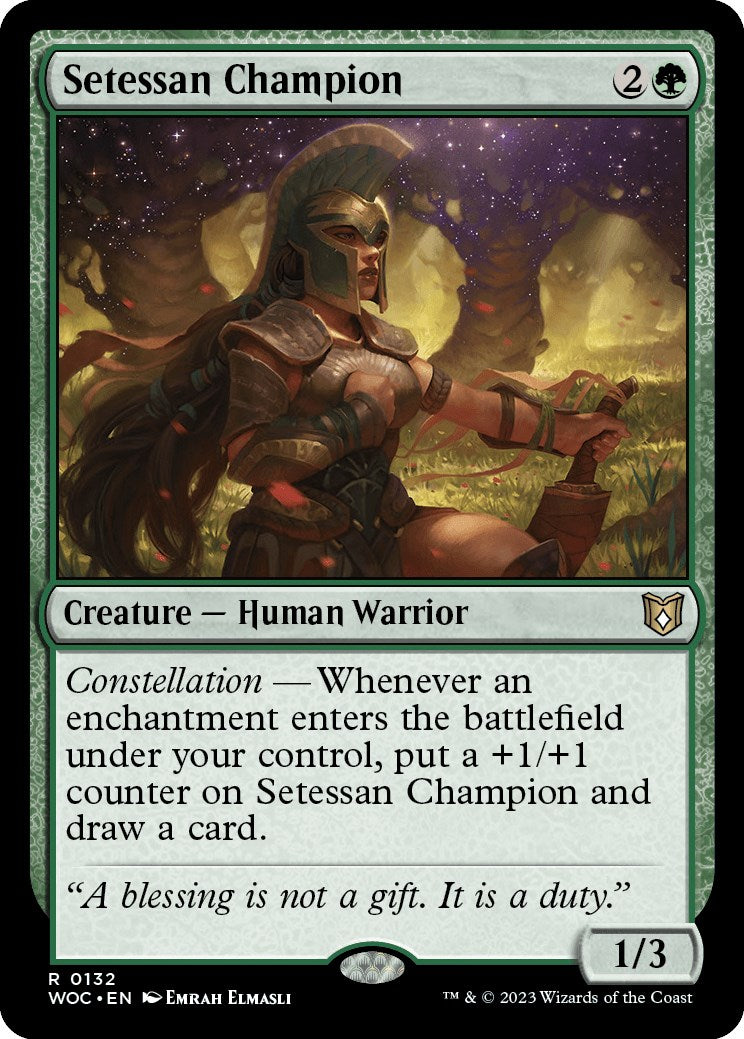 Setessan Champion [Wilds of Eldraine Commander] - Destination Retro