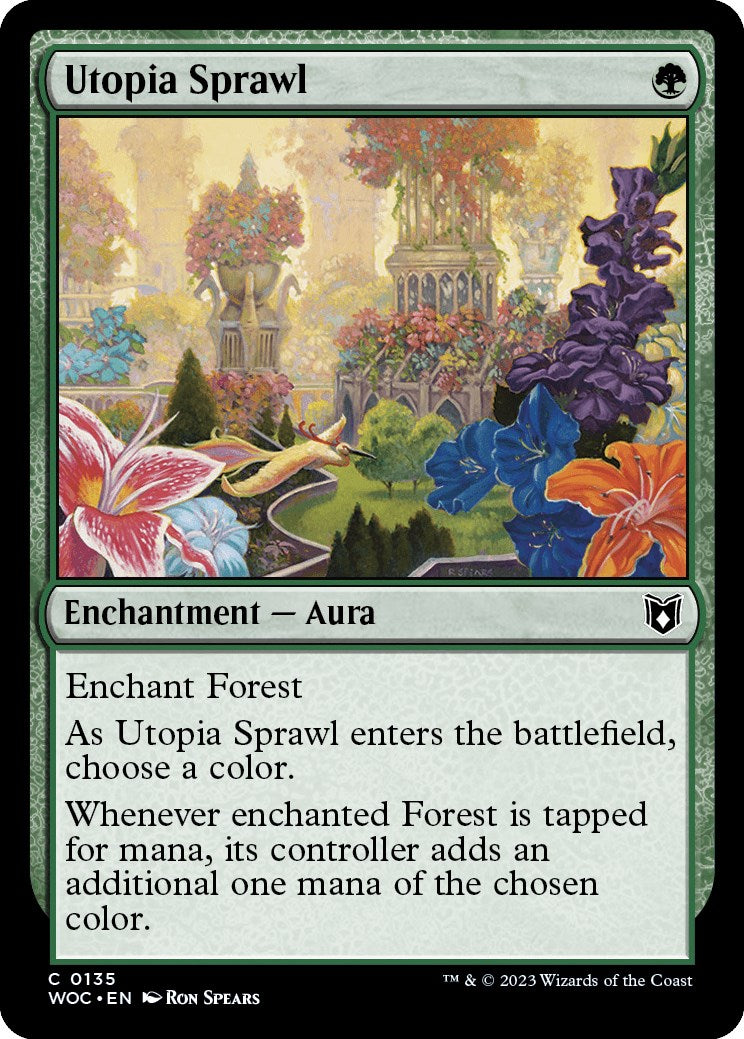 Utopia Sprawl [Wilds of Eldraine Commander] - Destination Retro