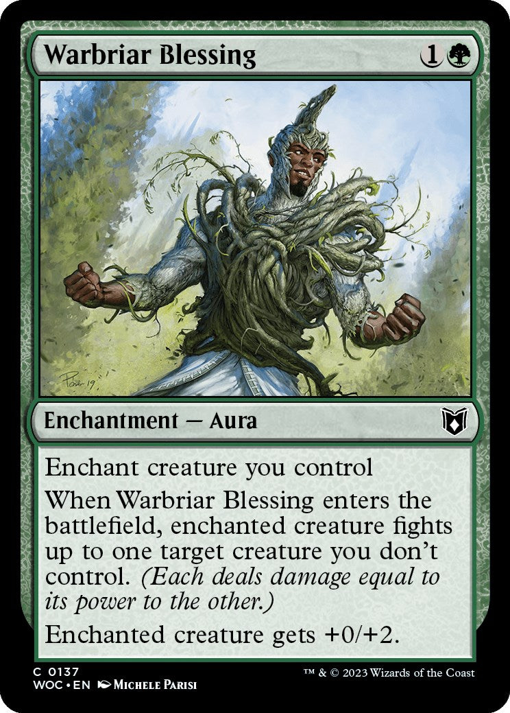 Warbriar Blessing [Wilds of Eldraine Commander] - Destination Retro