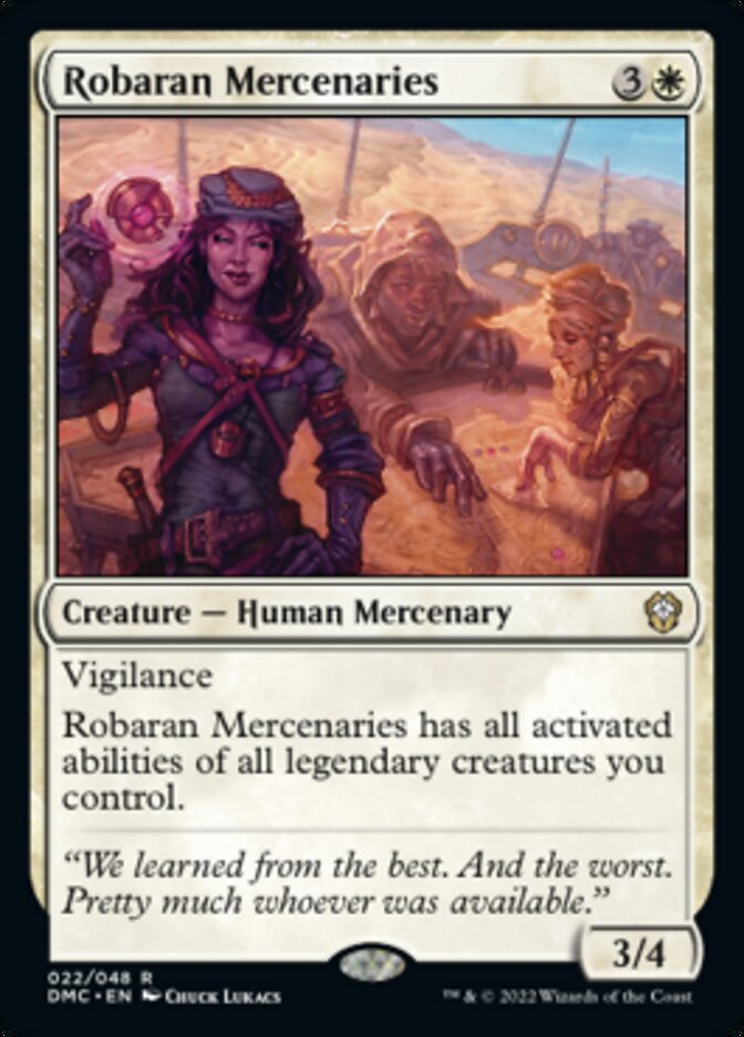 Robaran Mercenaries [Dominaria United Commander] - Destination Retro