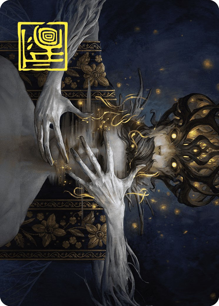 Ego Drain Art Card (Gold-Stamped Signature) [Wilds of Eldraine Art Series] - Destination Retro