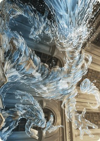 Splashy Spellcaster Art Card [Wilds of Eldraine Art Series] - Destination Retro