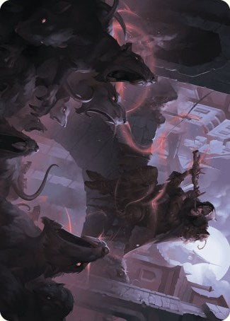 Gnawing Crescendo Art Card [Wilds of Eldraine Art Series] - Destination Retro