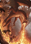 Realm-Scorcher Hellkite Art Card [Wilds of Eldraine Art Series] - Destination Retro