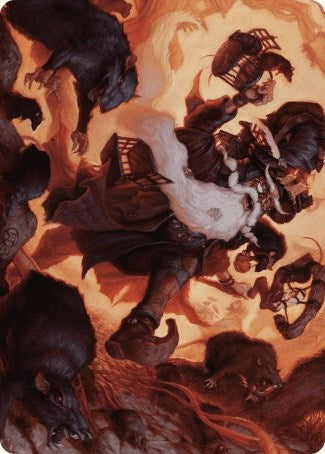 Tattered Ratter Art Card [Wilds of Eldraine Art Series] - Destination Retro