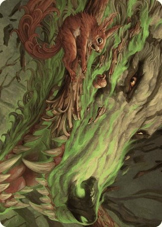 Leaping Ambush Art Card [Wilds of Eldraine Art Series] - Destination Retro