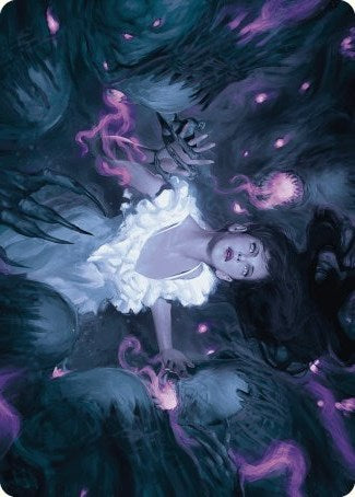 Neva, Stalked by Nightmares Art Card [Wilds of Eldraine Art Series] - Destination Retro