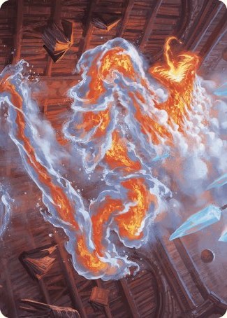Scalding Viper Art Card [Wilds of Eldraine Art Series] - Destination Retro
