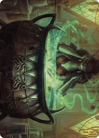 Agatha's Soul Cauldron Art Card [Wilds of Eldraine Art Series] - Destination Retro
