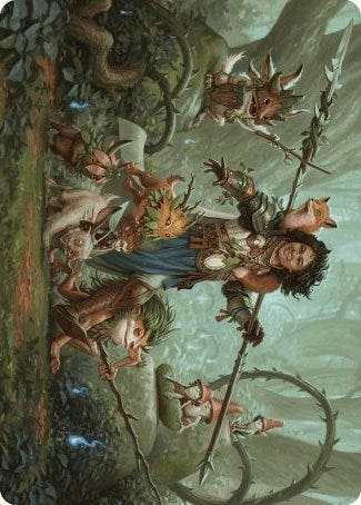 Ellivere of the Wild Court Art Card [Wilds of Eldraine Art Series] - Destination Retro