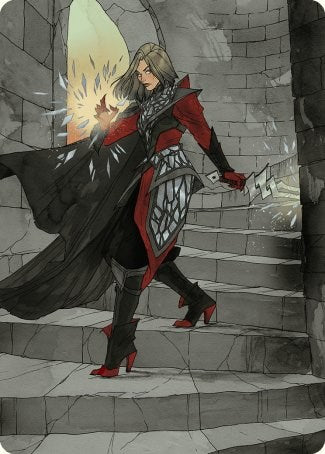 Rowan, Scion of War Art Card (59/81) [Wilds of Eldraine Art Series] - Destination Retro