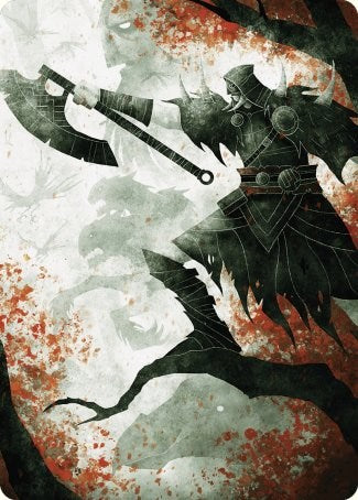 Garruk's Uprising Art Card [Wilds of Eldraine Art Series] - Destination Retro