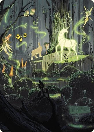 Primal Vigor Art Card [Wilds of Eldraine Art Series] - Destination Retro