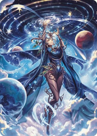 Omniscience Anime Art Card [Wilds of Eldraine Art Series] - Destination Retro