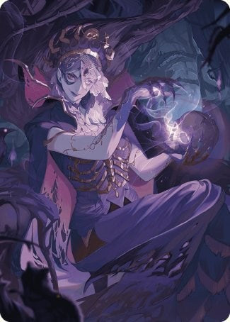 Necropotence Art Card [Wilds of Eldraine Art Series] - Destination Retro