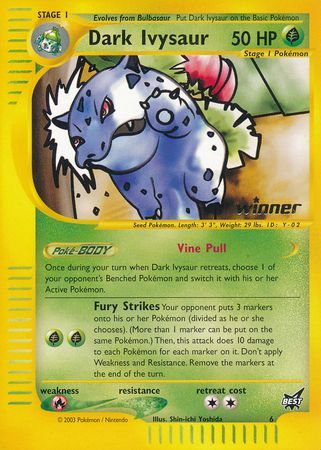 Dark Ivysaur (6) (Winner) [Best of Promos] - Destination Retro