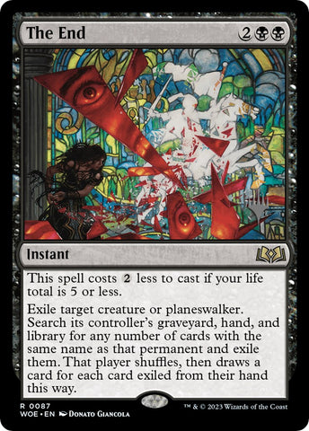 The End (Promo Pack) [Wilds of Eldraine Promos] - Destination Retro
