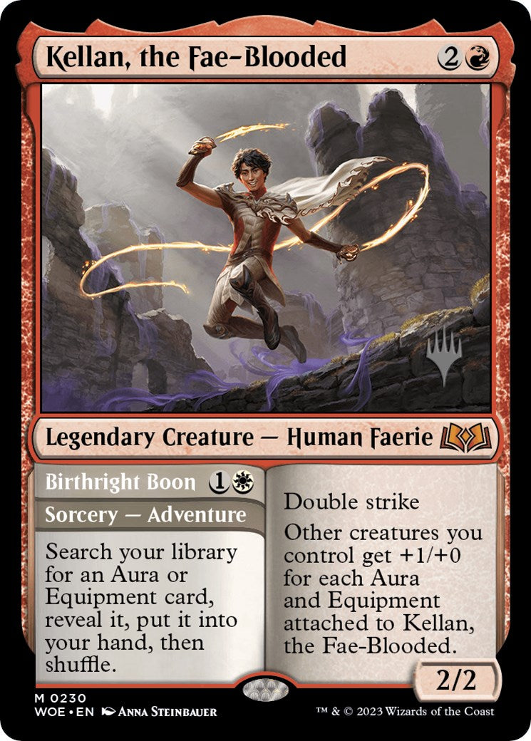 Kellan, the Fae-Blooded (Promo Pack) [Wilds of Eldraine Promos] - Destination Retro