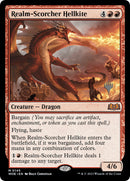 Realm-Scorcher Hellkite (Promo Pack) [Wilds of Eldraine Promos] - Destination Retro