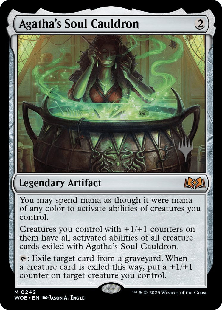 Agatha's Soul Cauldron (Promo Pack) [Wilds of Eldraine Promos] - Destination Retro