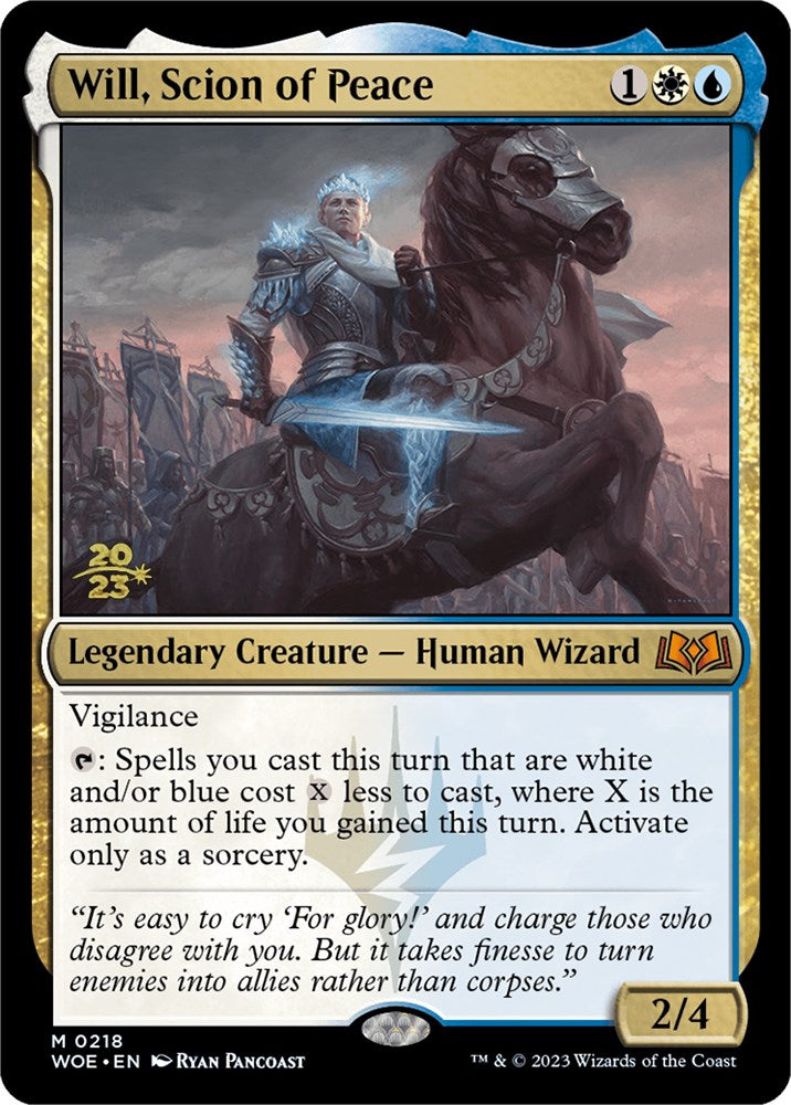 Will, Scion of Peace [Wilds of Eldraine Prerelease Promos] - Destination Retro