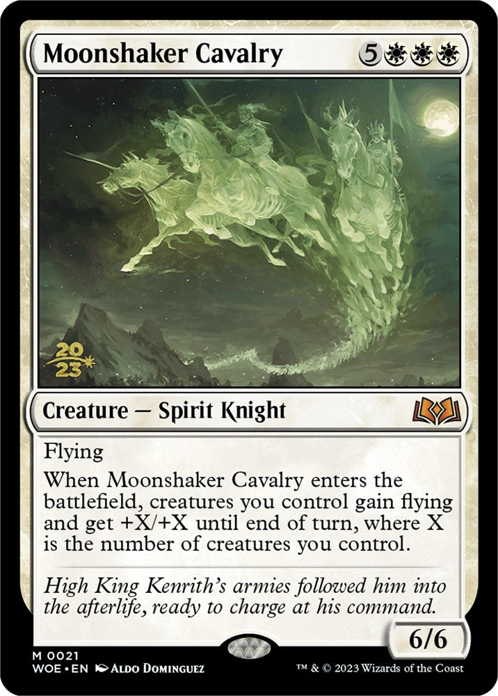 Moonshaker Cavalry [Wilds of Eldraine Prerelease Promos] - Destination Retro