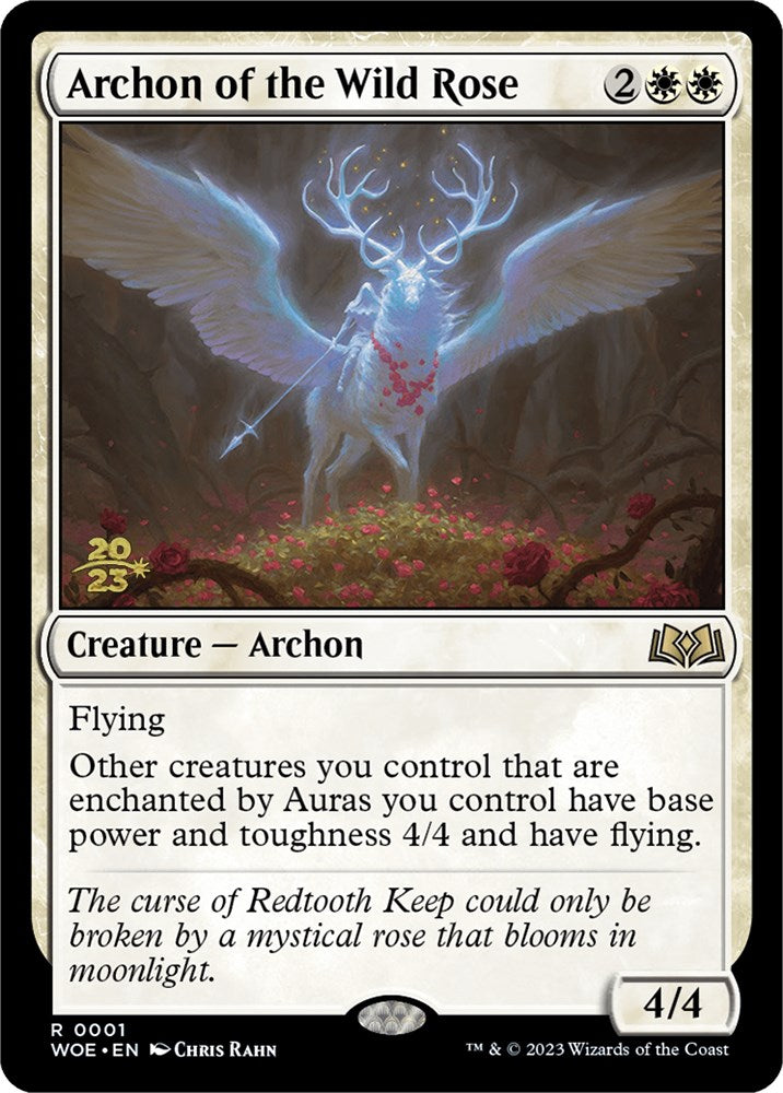 Archon of the Wild Rose [Wilds of Eldraine Prerelease Promos] - Destination Retro