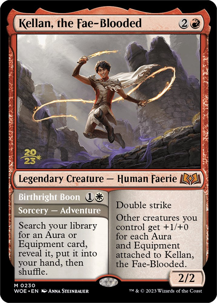 Kellan, the Fae-Blooded [Wilds of Eldraine Prerelease Promos] - Destination Retro