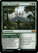 Virtue of Strength // Garenbrig Growth [Wilds of Eldraine Prerelease Promos] - Destination Retro