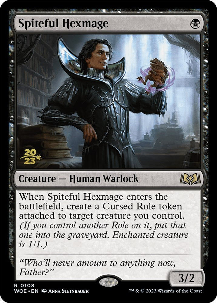 Spiteful Hexmage [Wilds of Eldraine Prerelease Promos] - Destination Retro