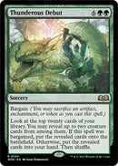 Thunderous Debut [Wilds of Eldraine Prerelease Promos] - Destination Retro