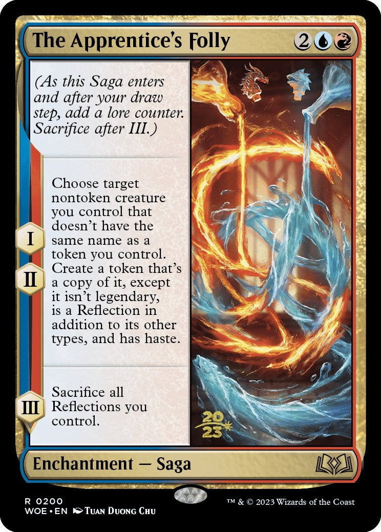 The Apprentice's Folly [Wilds of Eldraine Prerelease Promos] - Destination Retro