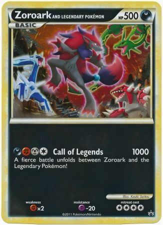 Zoroark and Legendary Pokemon (Jumbo Card) [Jumbo Cards] - Destination Retro
