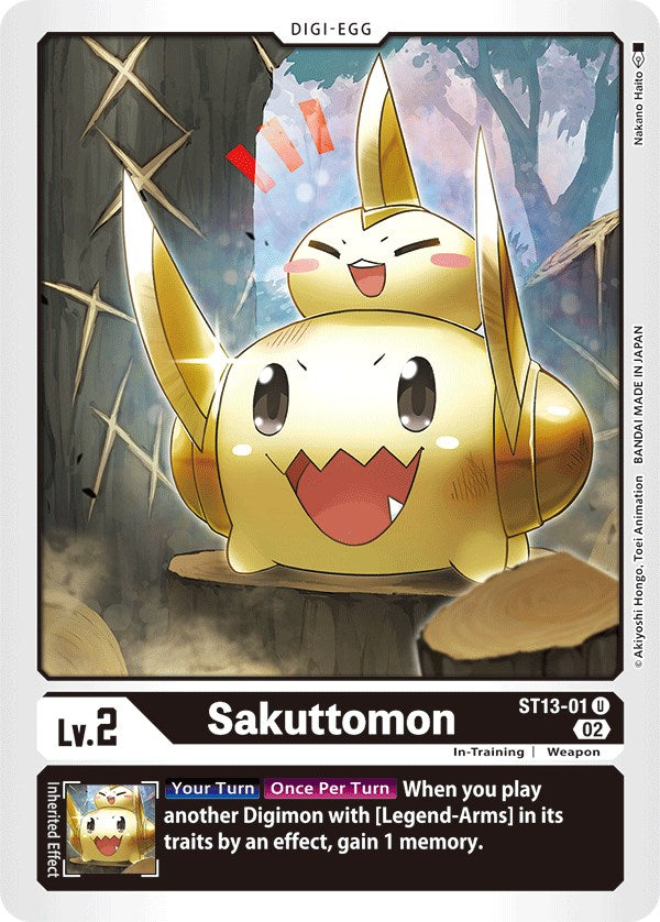 Sakuttomon [ST13-01] [Starter Deck: Ragnaloardmon] - Destination Retro